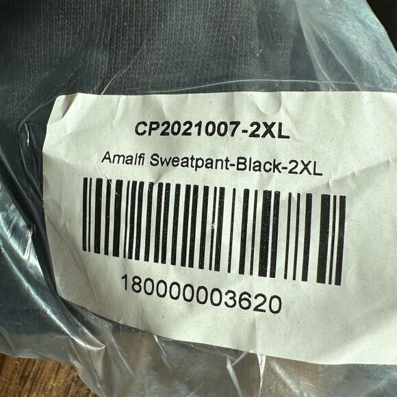 NWT Club Paradise Culture Kings Men’s Black Amalfi Sweatpants Joggers - Size 2XL - Picture 11 of 12